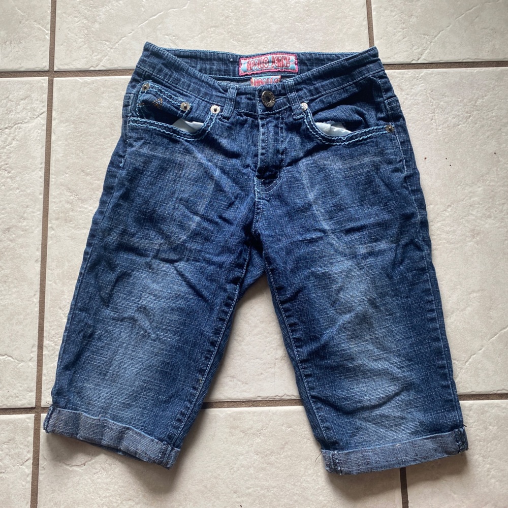 Apollo Jeans Classic Blue Jean Shorts Girls Size 1/2